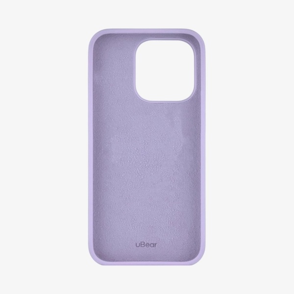 Чехол Ubear Touch Case для iPhone 14 Pro, софт-тач силикон. Цвет: фиолетовый