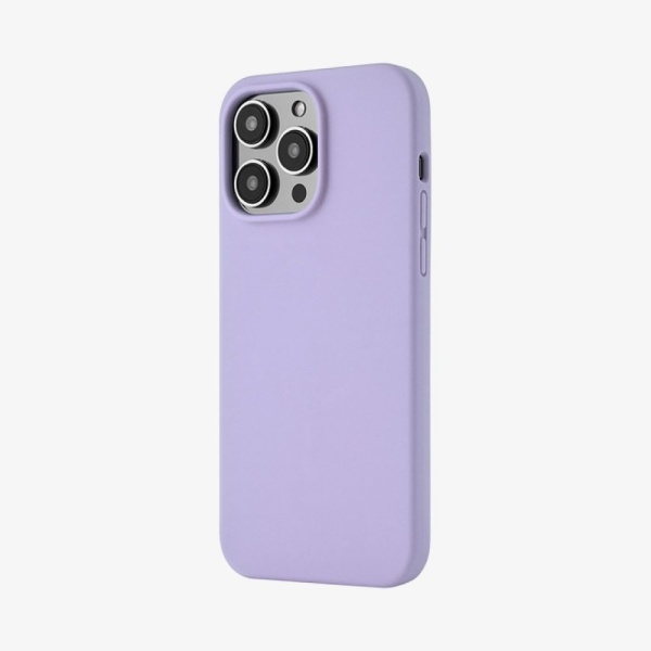 Чехол Ubear Touch Mag Case для iPhone 14 Pro Max, софт-тач силикон. Цвет: фиолетовый