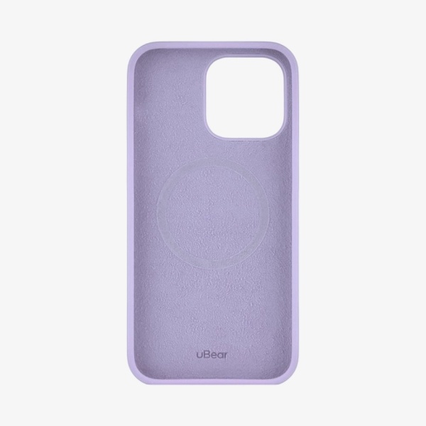 Чехол Ubear Touch Mag Case для iPhone 14 Pro Max, софт-тач силикон. Цвет: фиолетовый