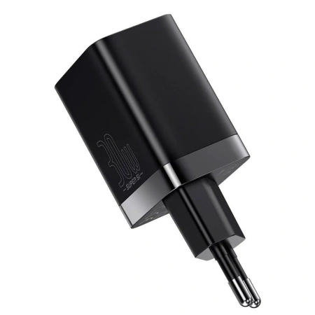 Адаптер питания Baseus USB + USB-C 30W Si Pro Quick Charger. Цвет: черный