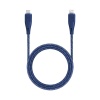 Кабель EnergEA Bazic GoCharge USB-C - Lightning MFI 1.2м. Цвет: синий