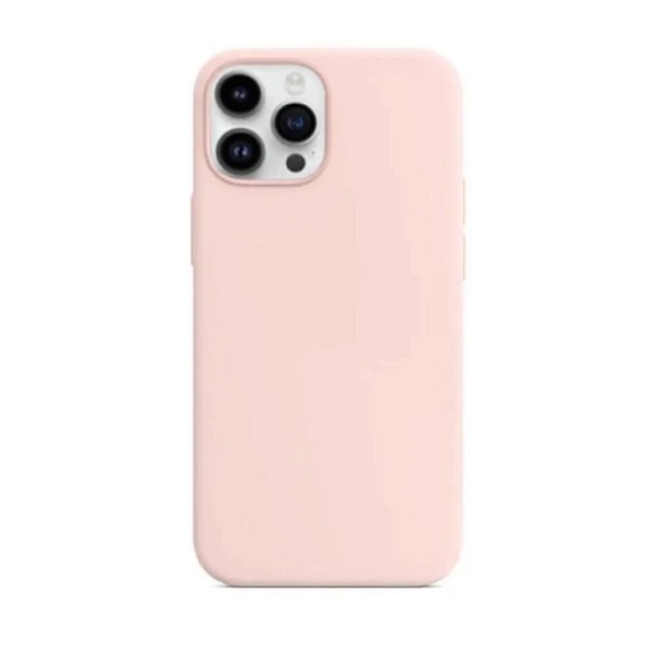 Чехол защитный vlp silicone case с Magsafe для iPhone 14. Цвет: светло-розовый