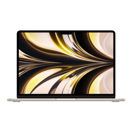 Ноутбук Apple MacBook Air 13" (M2, 2022), 8 ГБ / 512 ГБ SSD Цвет: "Сияющая звезда"