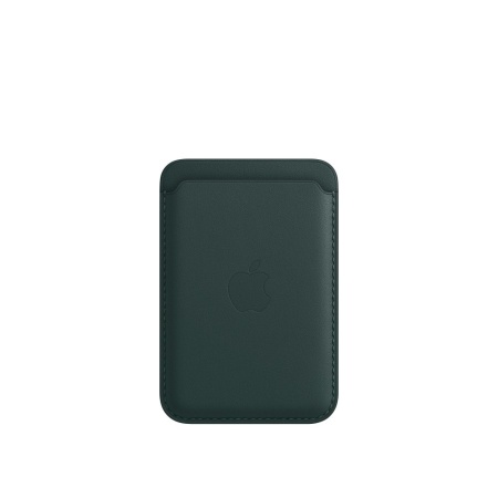 Кожаный чехол-бумажник MagSafe для iPhone Forest Green