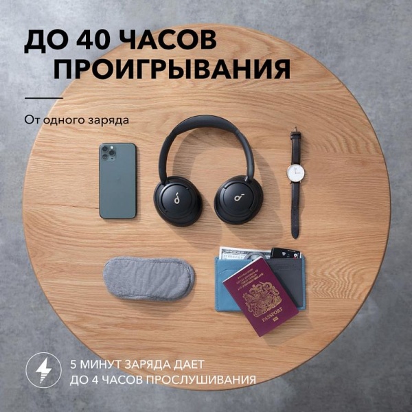 Наушники беспроводные Anker Soundcore Life Tune. Цвет: чёрный