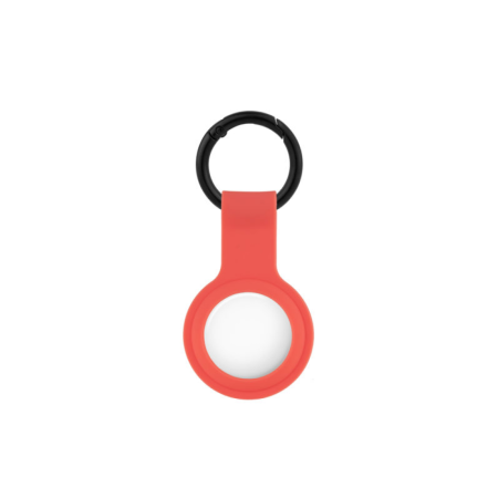 Чехол силиконовый VLP для AirTag. Цвет: коралловый