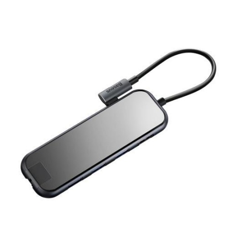 USB-хаб Baseus Multi-functional Type-C - USB3.0x3 + HDMI 4K + PD. Цвет: серый