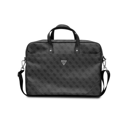 Сумка Guess для ноутбуков 15-16" 4G Bag with Triangle stamp logo. Цвет: чёрный