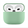 Чехол защитный Ubear для Airpods 3, усиленный силикон. Цвет: светло-зелёный