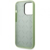 Чехол Guess для iPhone 14 Pro Max Liquid silicone Gold metal logo Hard. Цвет: зелёный