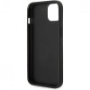 Чехол Lagerfeld для iPhone 14 PU Saffiano Choupette head Patch Hard. Цвет: серебристый