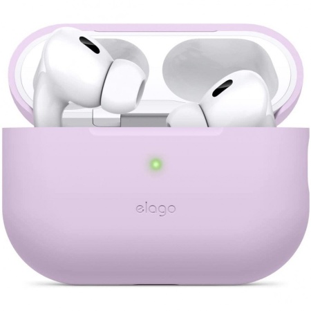 Чехол Elago Silicone case для AirPods Pro 2. Цвет: лавандовый