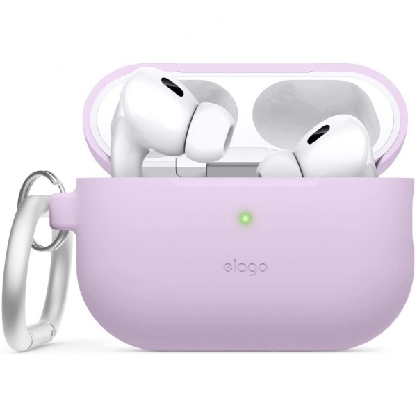 Чехол Elago Silicone Hang Case для AirPods Pro 2. Цвет: лавандовый