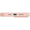 Чехол Uniq LINO с MagSafe для iPhone 14 Pro. Цвет: розовый
