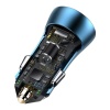 Автомобильное ЗУ Baseus Golden Contactor Pro Dual Fast Car Charger, 40Вт. Цвет:синий