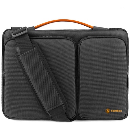 Сумка Tomtoc Defender Laptop Shoulder Bag A42 для ноутбуков 13.5". Цвет: чёрный