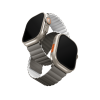 Ремешок силиконовый Uniq Revix reversible Magnetic для Apple Watch 42мм/44мм. Цвет: серый/белый