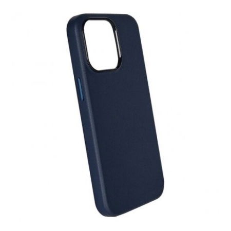 Чехол K-DOO Noble Collection Magsafe для iPhone 13 Pro, кожа. Цвет: тёмно-синий