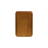 Магнитный бумажник Bustha MagSafe Suede/Leather Wallet (Mustard/Saddle). Цвет: горчичный