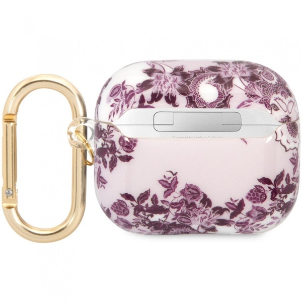 Чехол Guess для AirPods 3 с кольцом, Toile de Jouy Pink