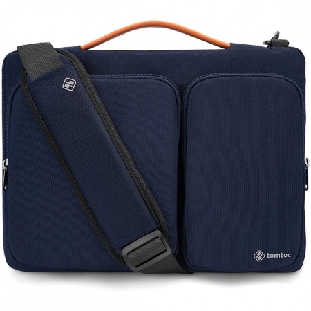 Сумка Tomtoc Defender Laptop Shoulder Bag A42 для ноутбуков 13.5".Цвет: тёмно-синий