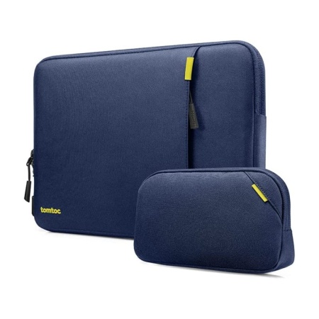 Чехол+органайзер Tomtoc Defender Laptop Sleeve Kit A13 для ноутбуков 13".Цвет: тёмно-синий