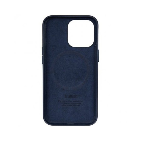 Чехол K-DOO Noble Collection Magsafe для iPhone 14 Pro Max, кожа. Цвет: синий