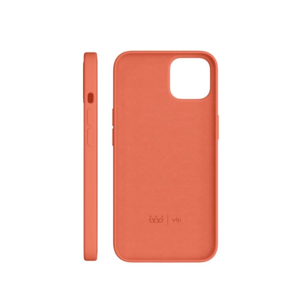 Чехол защитный vlp silicone case для iPhone 13. Цвет: коралловый