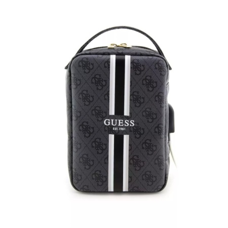 Сумка Guess Travel Handbag 4G Stripes для iPhone. Цвет: чёрный