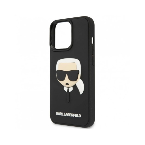 Чехол Lagerfeld для iPhone 11 3D Rubber NFT Karl Ikonik Hard. Цвет: чёрный