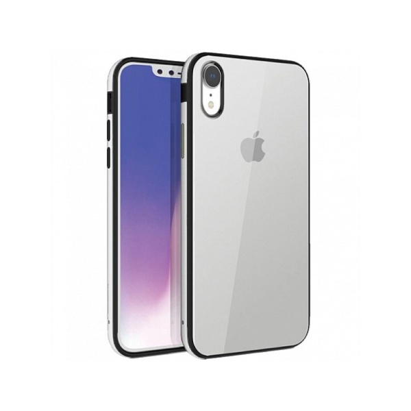 Чехол Uniq Valencia для Apple iPhone XR. Цвет: серебристый