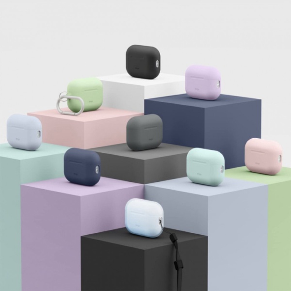 Чехол Elago Silicone case для AirPods Pro 2. Цвет: белый, светящийся в темноте