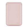 Магнитный бумажник Ubear Shell Case с Magsafe, эко-кожа. Цвет: светло-розовый