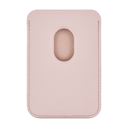 Магнитный бумажник Ubear Shell Case с Magsafe, эко-кожа. Цвет: светло-розовый