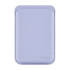 Магнитный бумажник Ubear Shell Case с Magsafe, эко-кожа. Цвет: лаванда