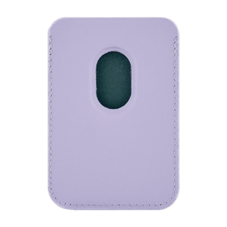 Магнитный бумажник Ubear Leather Shell Case с Magsafe, кожа. Цвет: лаванда