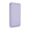 Магнитный бумажник Ubear Leather Shell Case с Magsafe, кожа. Цвет: лаванда