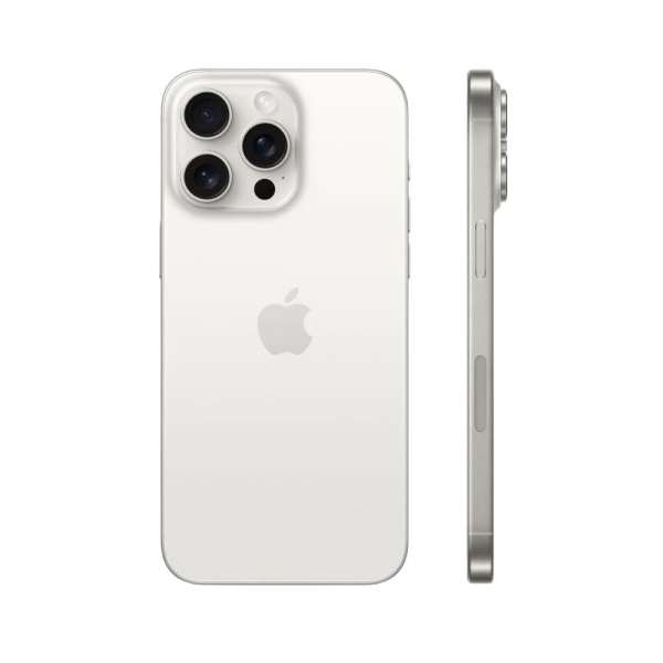 Смартфон Apple iPhone 15 Pro Max 256 ГБ (nano-SIM + eSIM). Цвет: "Белый Титановый"