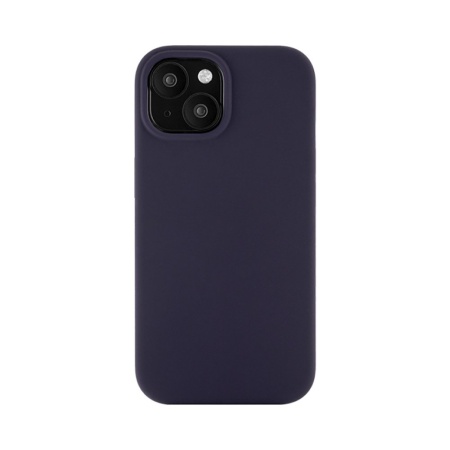 Чехол Ubear Touch Mag Case для iPhone 15 Plus, софт-тач силикон. Цвет: тёмно-фиолетовый