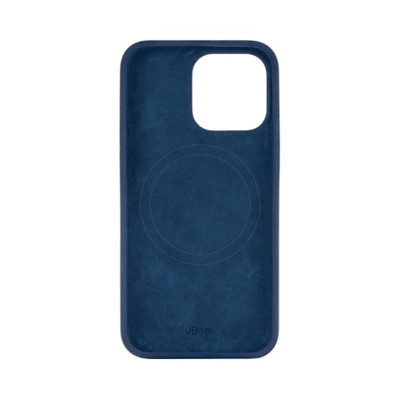 Чехол Ubear Touch Mag Case для iPhone 15 Pro Max, софт-тач силикон. Цвет: синий