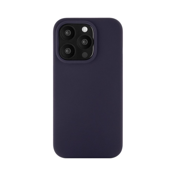 Чехол Ubear Touch Mag Case для iPhone 15 Pro Max, софт-тач силикон. Цвет: тёмно-фиолетовый