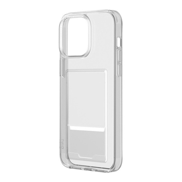 Чехол Uniq Air Fender ID (cardslot) для iPhone 15 Pro. Цвет: прозрачный