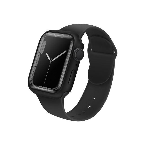 Чехол Uniq Legion +9H Curved glass для Apple Watch 7 41мм. Цвет: чёрный