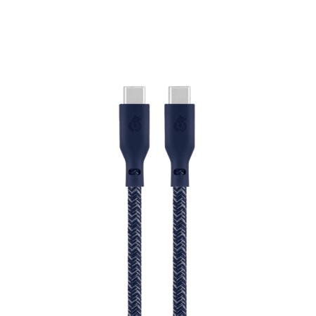 Кабель uBear Trend Cable USB-C — USB-C, 140W, 2.4м. Цвет: синий