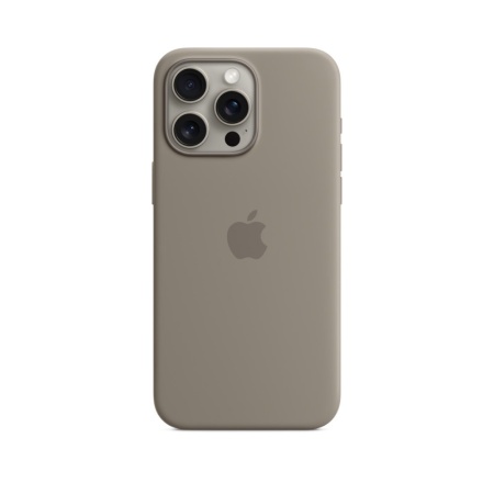 Силиконовый чехол MagSafe для iPhone 15 Pro Max Silicone Case with MagSafe - Clay