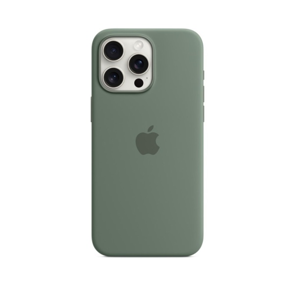 Силиконовый чехол MagSafe для iPhone 15 Pro Max Silicone Case with MagSafe - Cypress