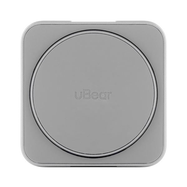 Беспроводное зарядное устройство uBear Balance 3 в 1, MagSafe, 15W. Цвет: серебро