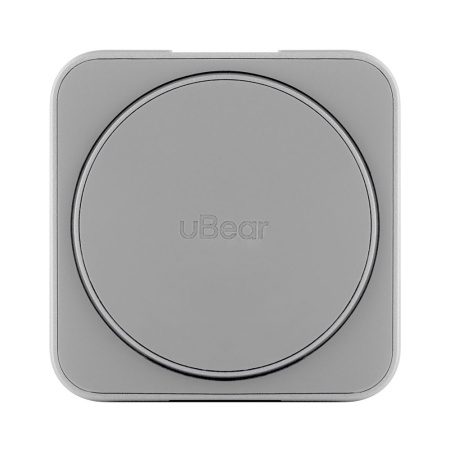 Беспроводное зарядное устройство uBear Balance 3 в 1, MagSafe, 15W. Цвет: серебро