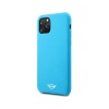 Чехол MINI для iPhone 11 Pro Liquid Silicone Hard. Цвет: синий