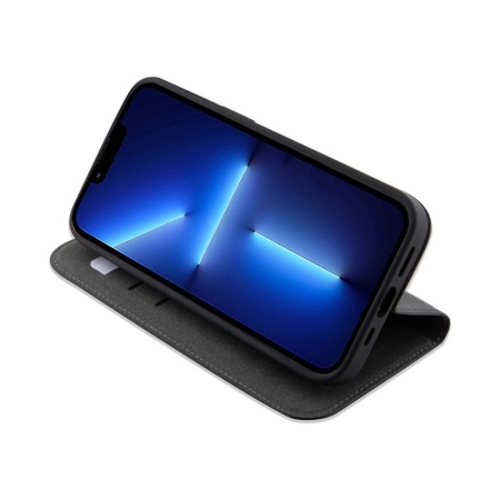 Чехол-книжка Lagerfeld PU Saffiano NFT Karl & Choupette для iPhone 15 Pro Max.Цвет: чёрный